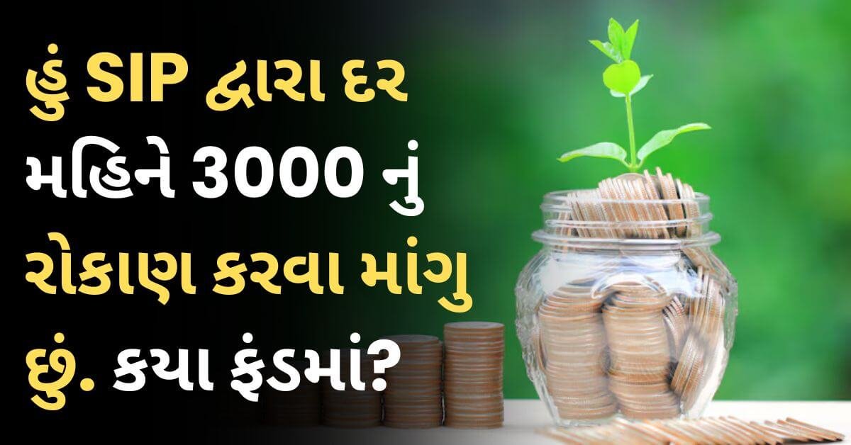 SIP in Mutual Fund: હું SIP દ્વારા દર મહિને 3000 નું રોકાણ કરવા માંગુ છું. કયા ફંડમાં?